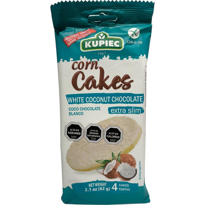 Galleta de Maíz, Coco y Chocolate Blanco
